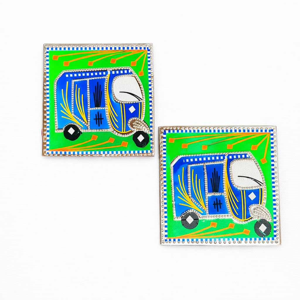 Chamak patti square tea coasters