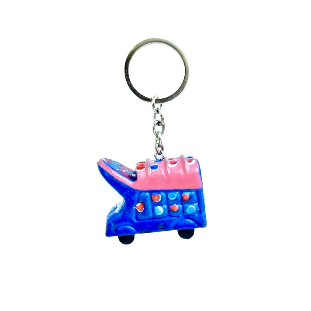 Hand Painted Truck Key Chain D01