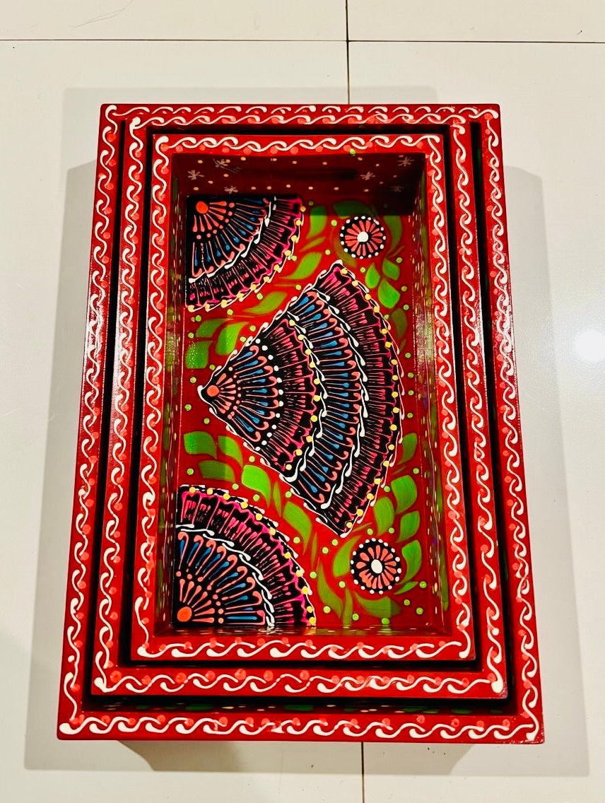 Fine Art Three Tray Set 002