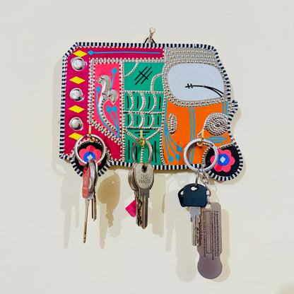 Rickshaw Key Holder Chamakpatti 013-007