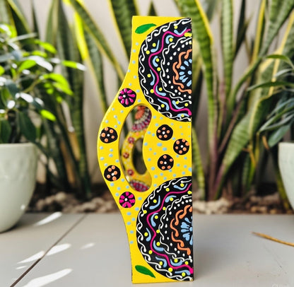 Fine Art Hand-Painted Serving Tray Square-D01-001