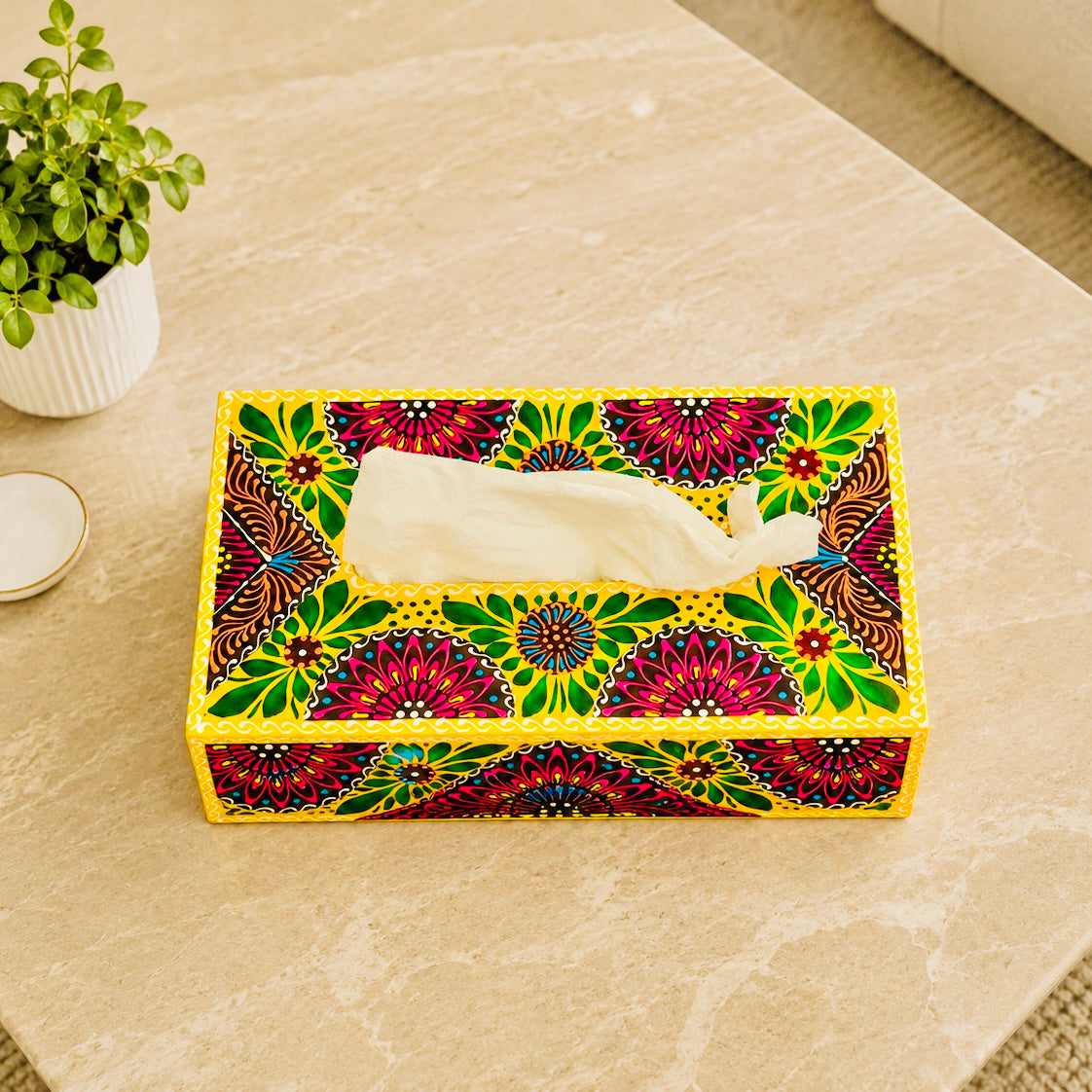 Fine Art Tissue Box Inspired By Pakistani Truck Art 001
