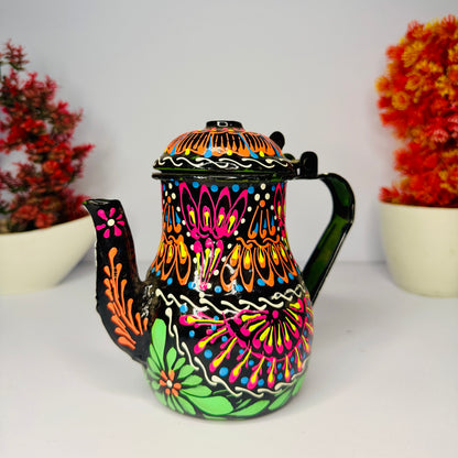 Pakistani Truck Art Hand-Painted Teapot (Decor & Gift Item) M-006