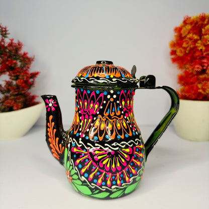 Pakistani Truck Art Hand-Painted Teapot (Decor & Gift Item) M-006