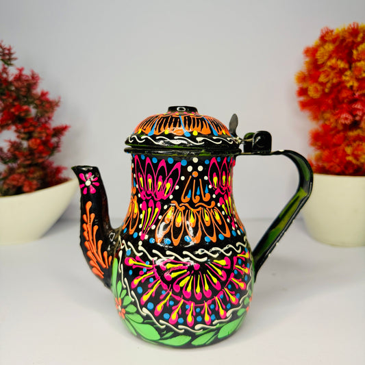 Pakistani Truck Art Hand-Painted Teapot (Decor & Gift Item) M-006