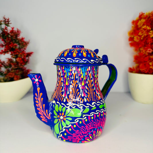 Pakistani Truck Art Hand-Painted Teapot (Decor & Gift Item) M-003