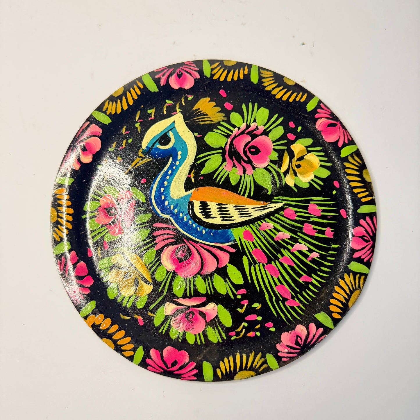 Hand-Painted Pakistani Truck Art Tea Set–Traditional & Colorful 2 cup-006