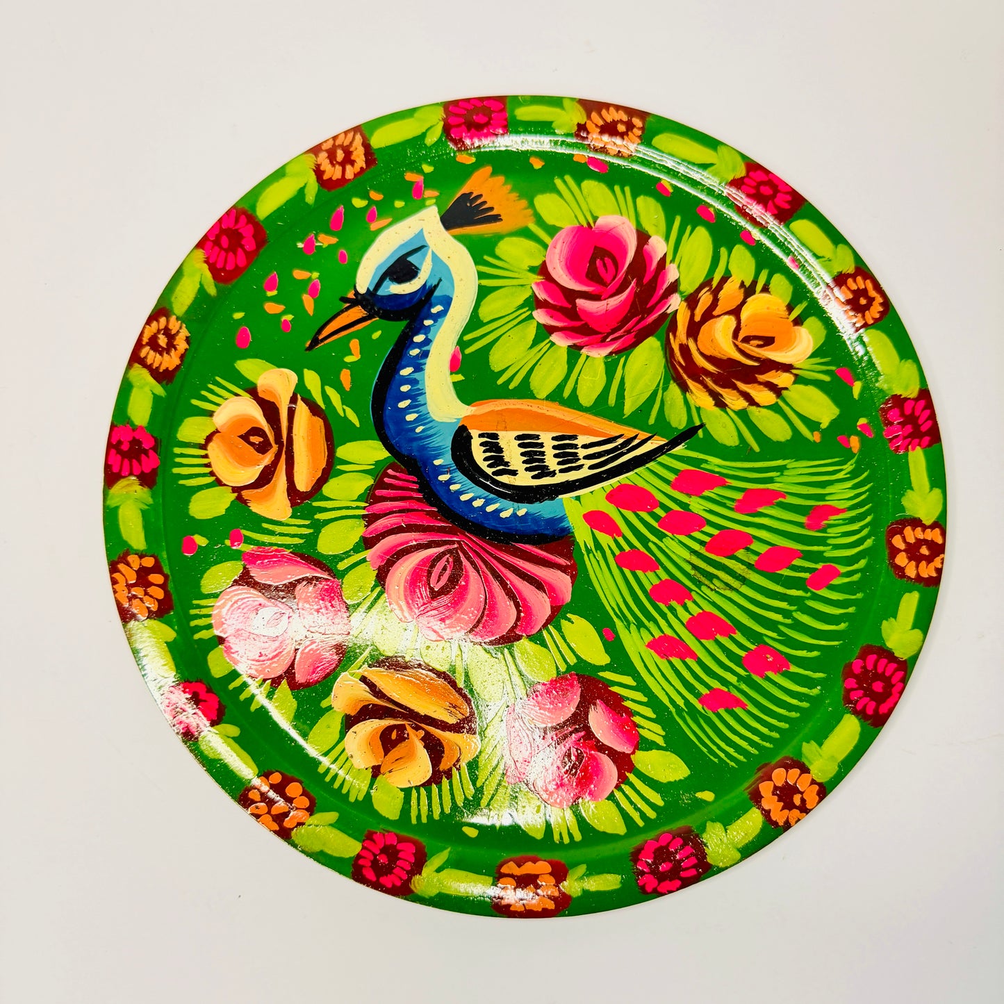 Hand-Painted Pakistani Truck Art Tea Set – Traditional & Colorful 2 cup-004