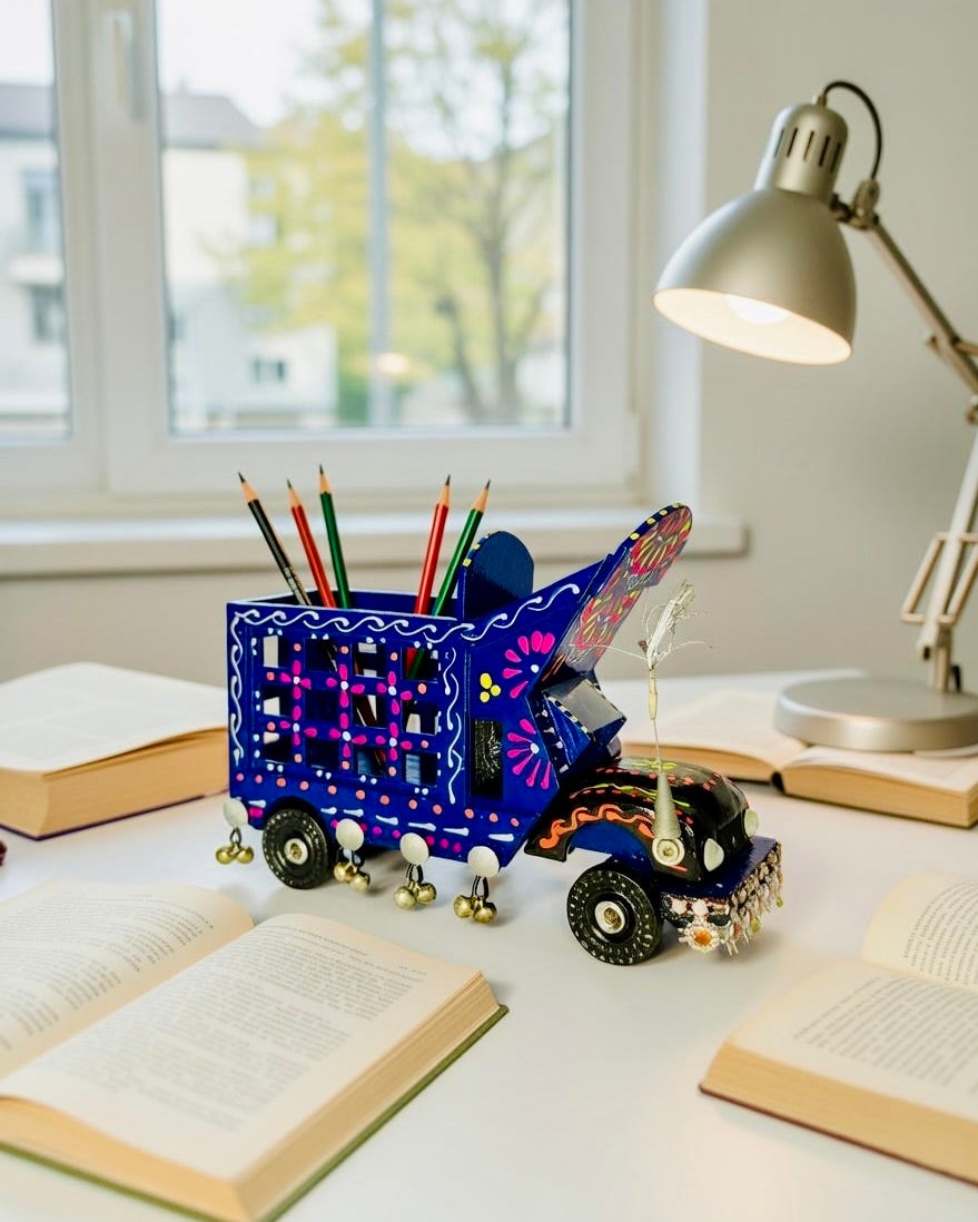 Stationery Truck Handmade Truck Art 003