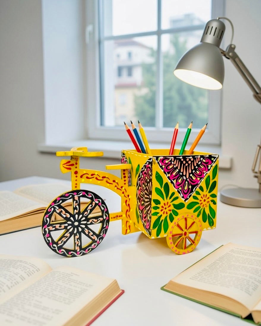 Stationery Cycle Handmade Pakistani Truck Art 001