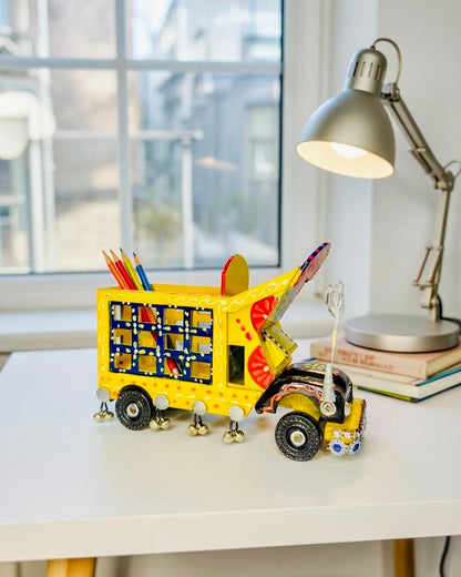 Stationery Truck Handmade Truck Art 001