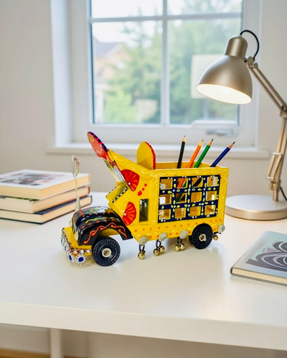 Stationery Truck Handmade Truck Art 001