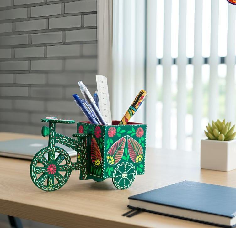 Stationery Cycle Handmade Truck Art