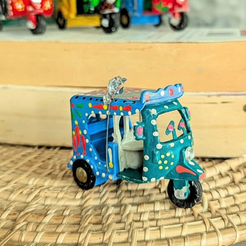 Mini Rickshaw Decore Hand-Painted  005-007