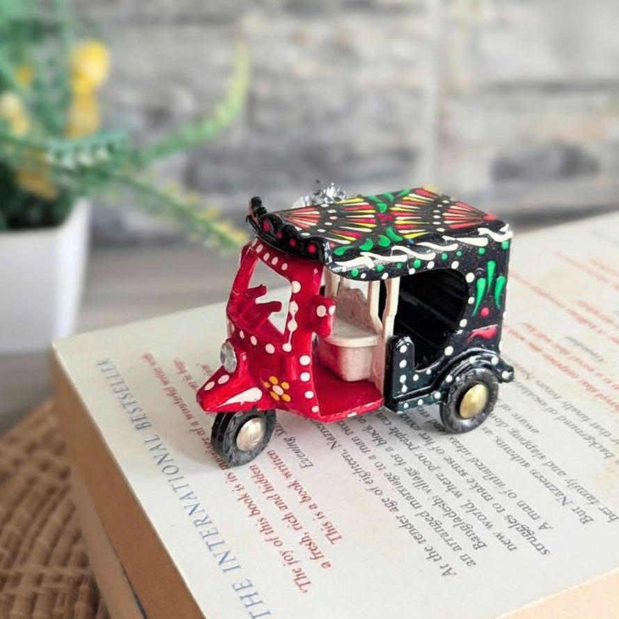 Mini Rickshaw Decore Hand-Painted  002-006