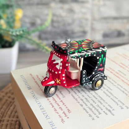 Mini Rickshaw Decore Hand-Painted  002-006