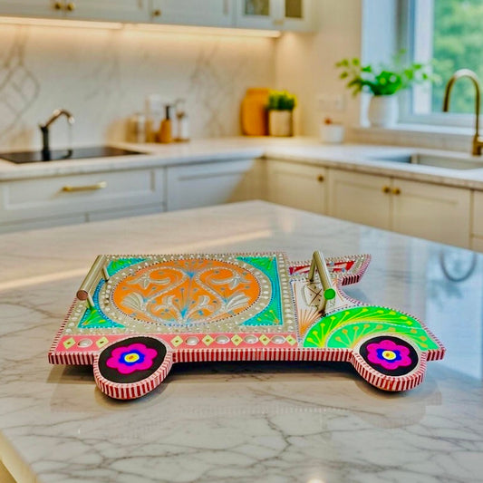 Truck Serving Handle Tray (Chamakpatti) 004-013