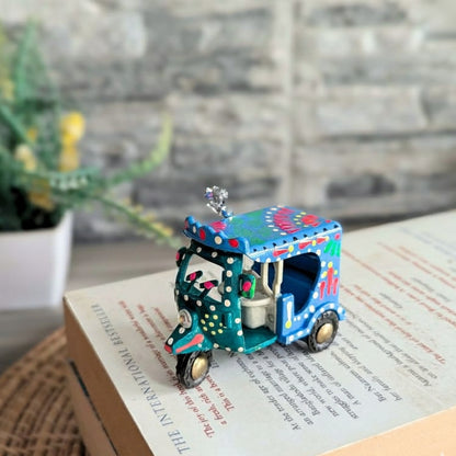 Mini Rickshaw Decore Hand-Painted  005-007