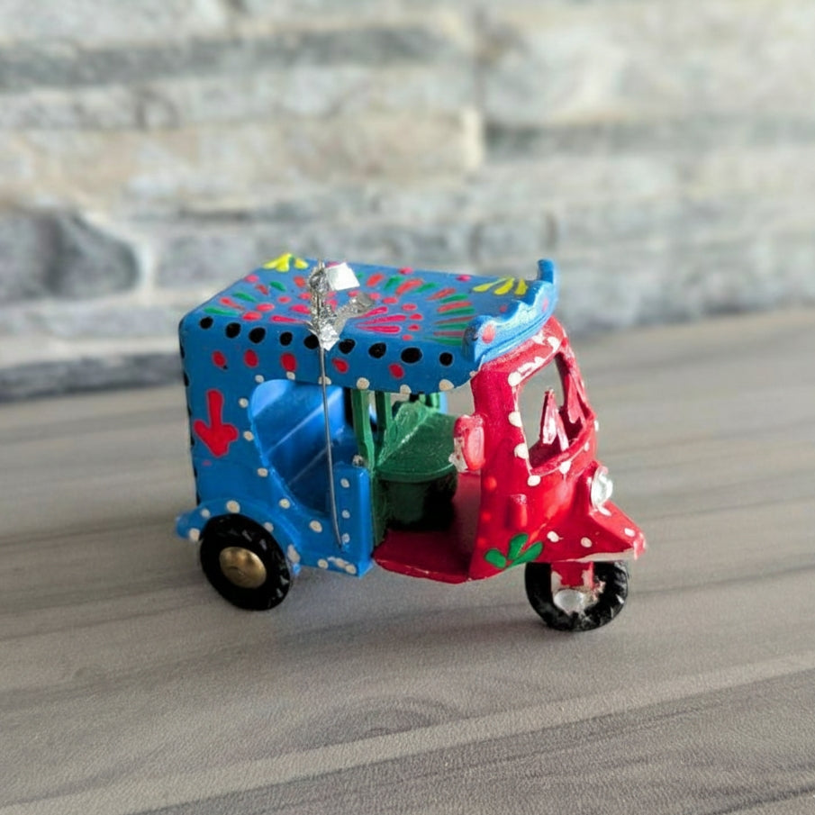 Mini Rickshaw  Decore Handpainted 005-002
