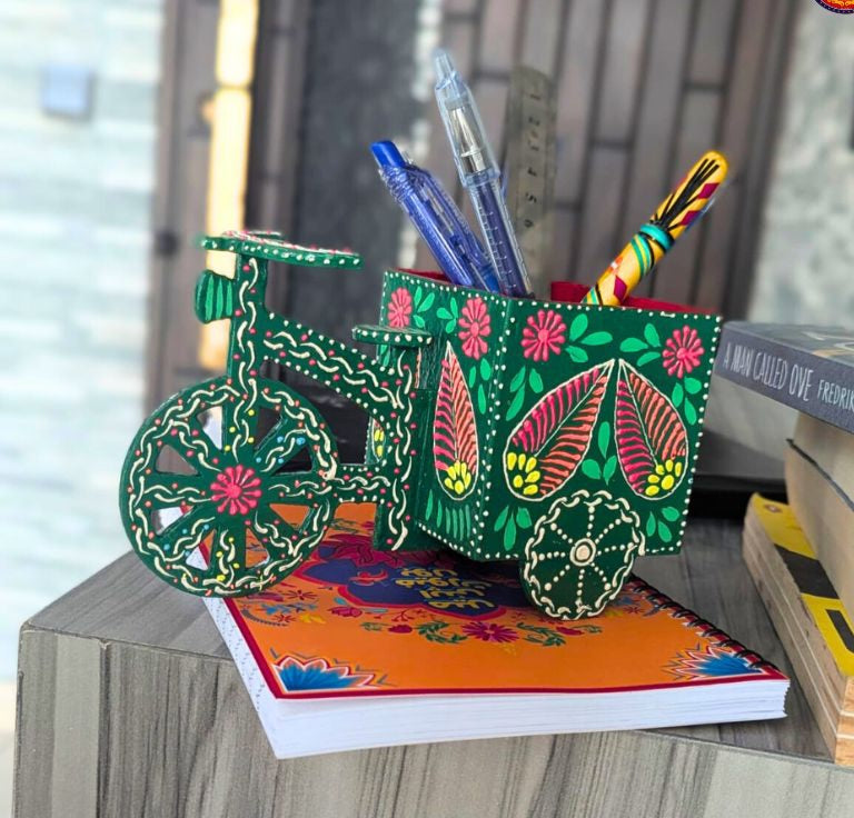 Stationery Cycle Handmade Truck Art