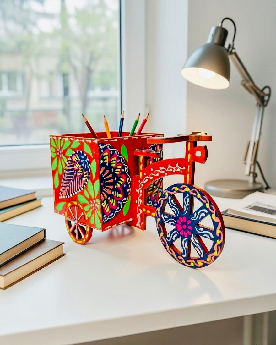 Stationery Cycle Handmade Pakistani Truck Art 002