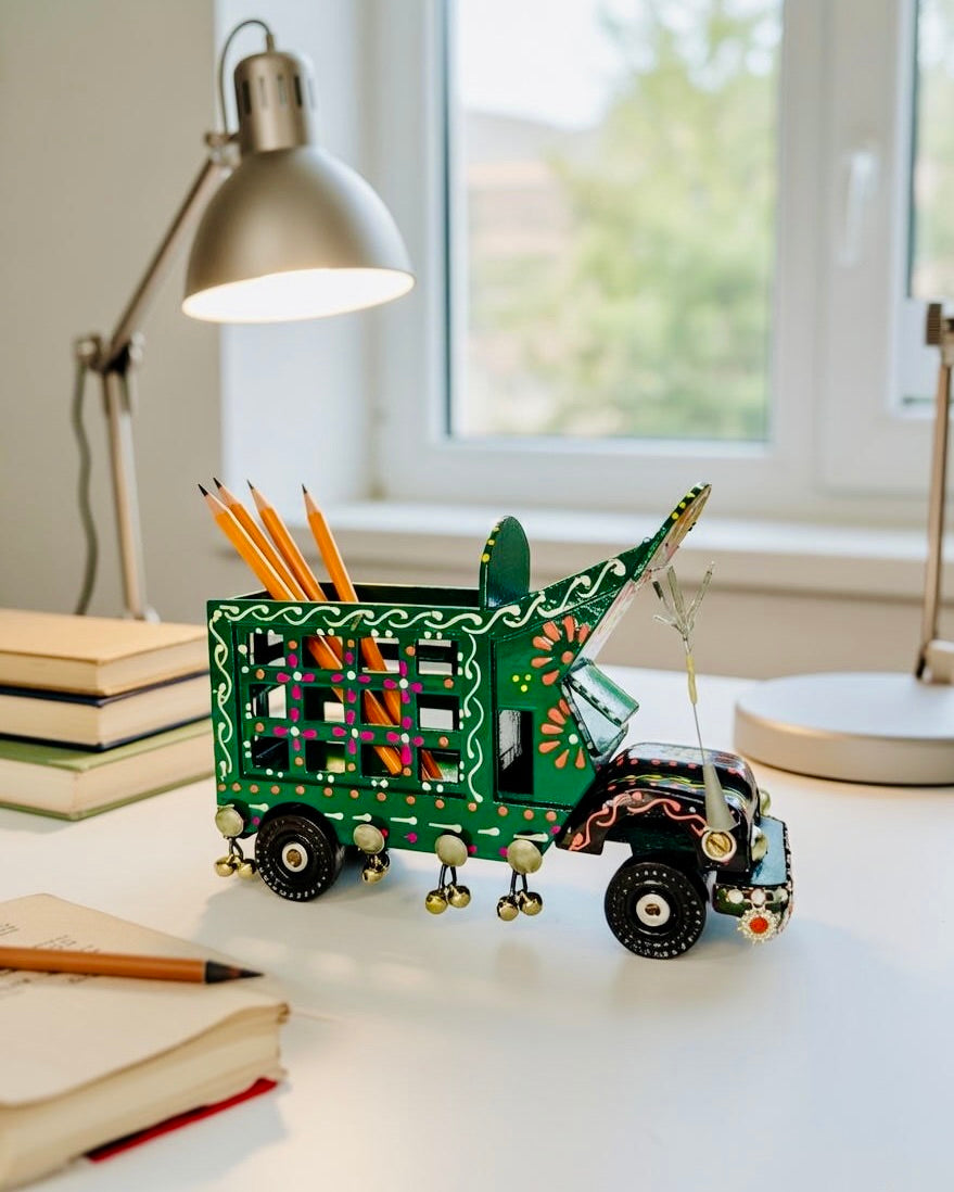 Stationery Truck Handmade Truck Art 004