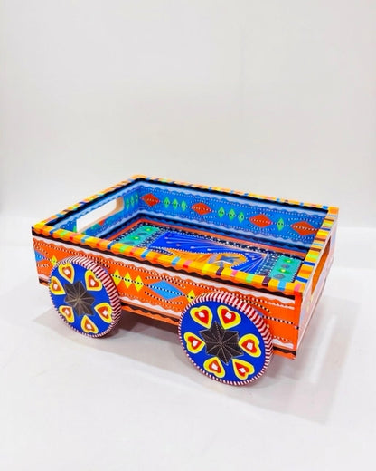 Truck Design Tray On weels Handmade-Chamakpatti 003-007