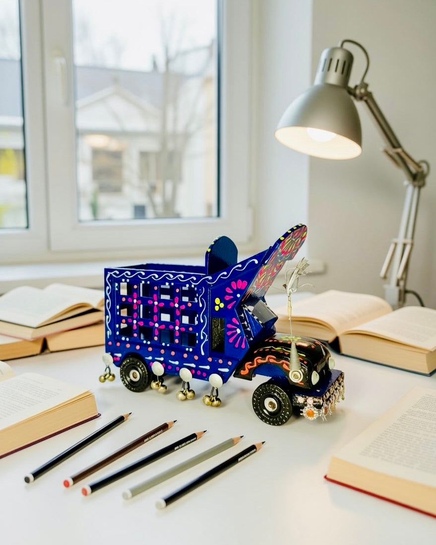 Stationery Truck Handmade Truck Art 003