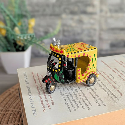 Mini Rickshaw Decore Hand-Painted  001-006