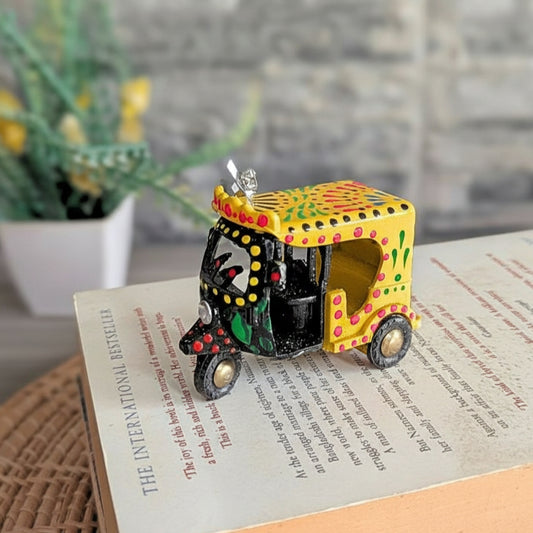 Mini Rickshaw Decore Hand-Painted  001-006
